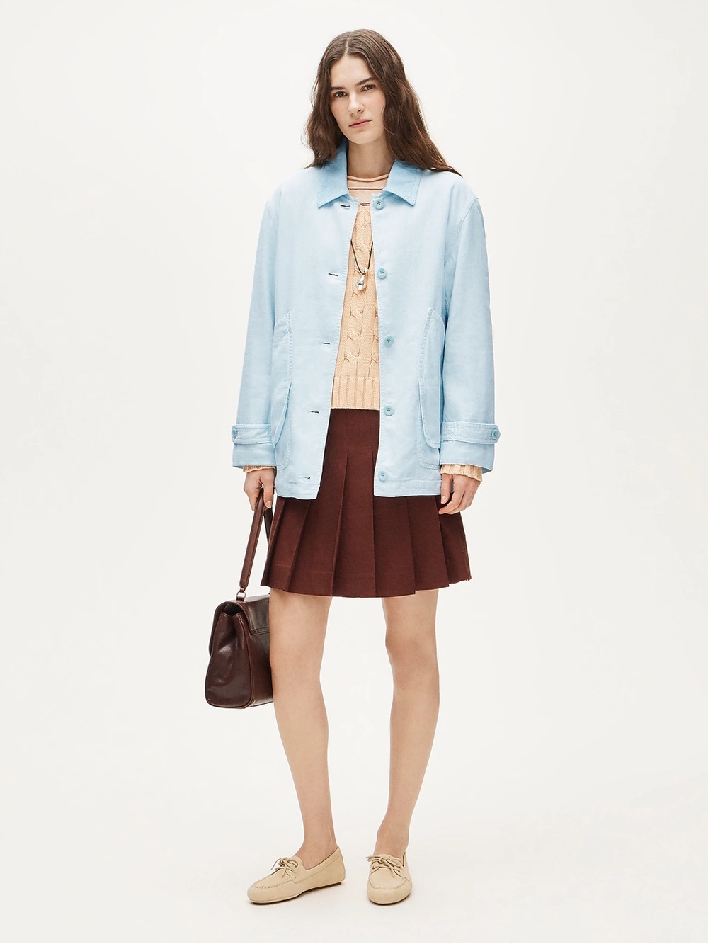 J.Crew Barn Jacket in linen blend